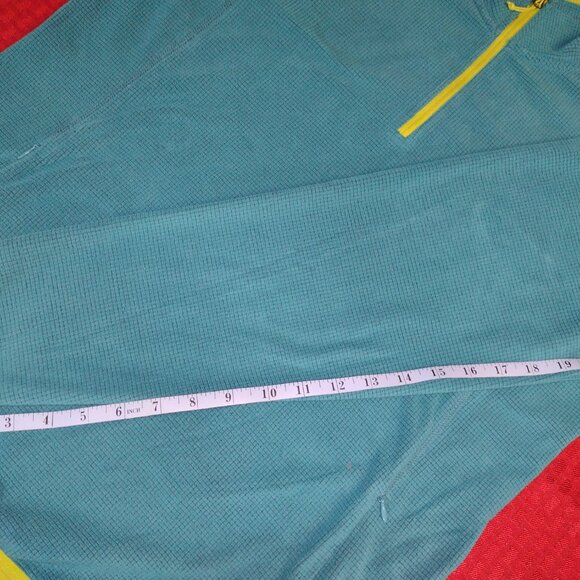 Women’s Turquoise Orvis ¼ Zip Pullover – Style #2H84– Size Large - Picture 14 of 15